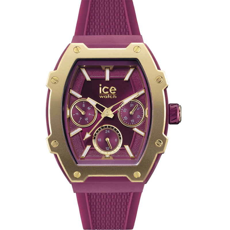 Montre Ice Watch boliday - Gold burgundy - Alu - Small - Ref 22868