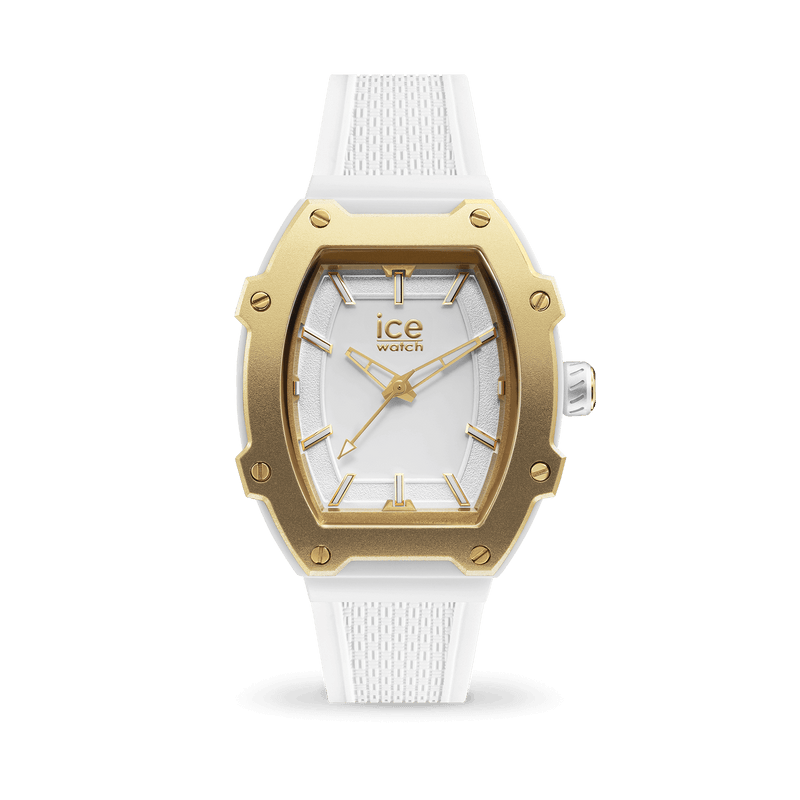 Ice Watch - Montre Femme Ice Boliday - blanc doré - Ref 023318