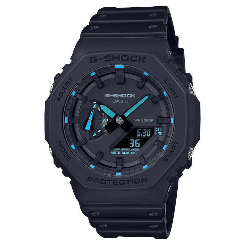 Casio - Montre G-Shock Homme Noir - Ref GA-2100-1A2ER