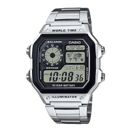 Casio - Montre Casio Sport Technologie Homme Gris - Ref AE-1200WHD-1AVEF