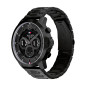 Montre Luca Homme - Boitier Acier Pvd Noir  - Bracelet Acier Pvd Noir - Ref 1710494