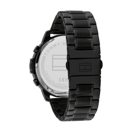 Montre Luca Homme - Boitier Acier Pvd Noir  - Bracelet Acier Pvd Noir - Ref 1710494