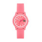 Montre Lacoste Mouvement Qtz Boitier Tr90 Rose Rond Cadran Rose Bracelet Silicone Rose - Ref 2030040
