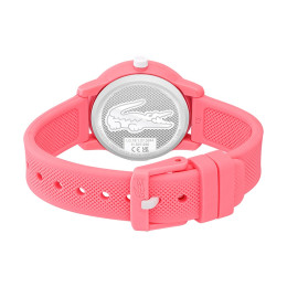 Montre Lacoste Mouvement Qtz Boitier Tr90 Rose Rond Cadran Rose Bracelet Silicone Rose - Ref 2030040