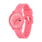 Montre Lacoste Mouvement Qtz Boitier Tr90 Rose Rond Cadran Rose Bracelet Silicone Rose - Ref 2030040