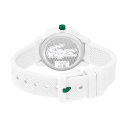 Montre 12.12 Kids Enfant - Boitier Résine Blanc - Bracelet Plastique Blanc - Ref 2030039