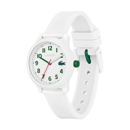 Montre 12.12 Kids Enfant - Boitier Résine Blanc - Bracelet Plastique Blanc - Ref 2030039