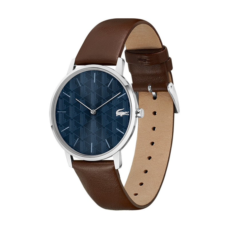 Lacoste - Montre Homme Crocorigin cadran bleu - Ref 2011307
