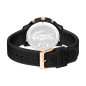 Montre Lacoste Chrono Homme - Boitier Résine Tr90 Noir - Bracelet Silicone Noir - Ref 2011247