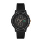 Montre Lacoste Chrono Homme - Boitier Résine Tr90 Noir - Bracelet Silicone Noir - Ref 2011247