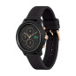 Montre Lacoste Chrono Homme - Boitier Résine Tr90 Noir - Bracelet Silicone Noir - Ref 2011247