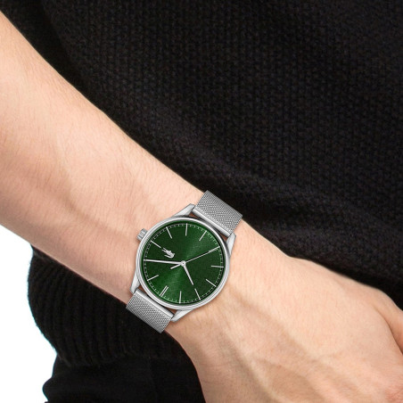 Lacoste - Montre Vienna Homme - Boîtier Acier Argenté - Bracelet Acier Argenté - Ref 2011189