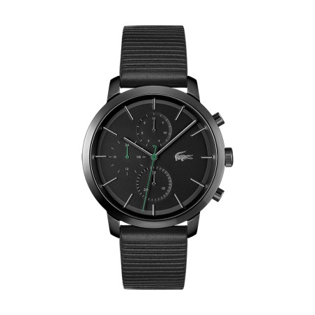 Montre Replay Homme - Boîtier Acier Noir - Bracelet Cuir Noir - Ref 2011177