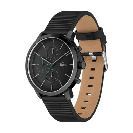 Montre Replay Homme - Boîtier Acier Noir - Bracelet Cuir Noir - Ref 2011177
