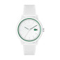 Lacoste - Montre Homme - Boitier Résine Blanc - Bracelet Plastique Blanc - Ref 2011169