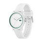 Lacoste - Montre Homme - Boitier Résine Blanc - Bracelet Plastique Blanc - Ref 2011169