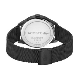Lacoste - Montre Vienna Homme - Boitier Acier Noir - Bracelet Acier Noir - Ref 2011105