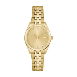 Lacoste - Montre Tuilerie Femme - Boitier Acier Pvd Doré - Bracelet Acier Pvd Doré - Ref 2001303