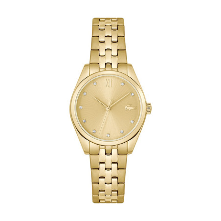Lacoste - Montre Tuilerie Femme - Boitier Acier Pvd Doré - Bracelet Acier Pvd Doré - Ref 2001303
