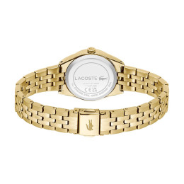 Lacoste - Montre Tuilerie Femme - Boitier Acier Pvd Doré - Bracelet Acier Pvd Doré - Ref 2001303