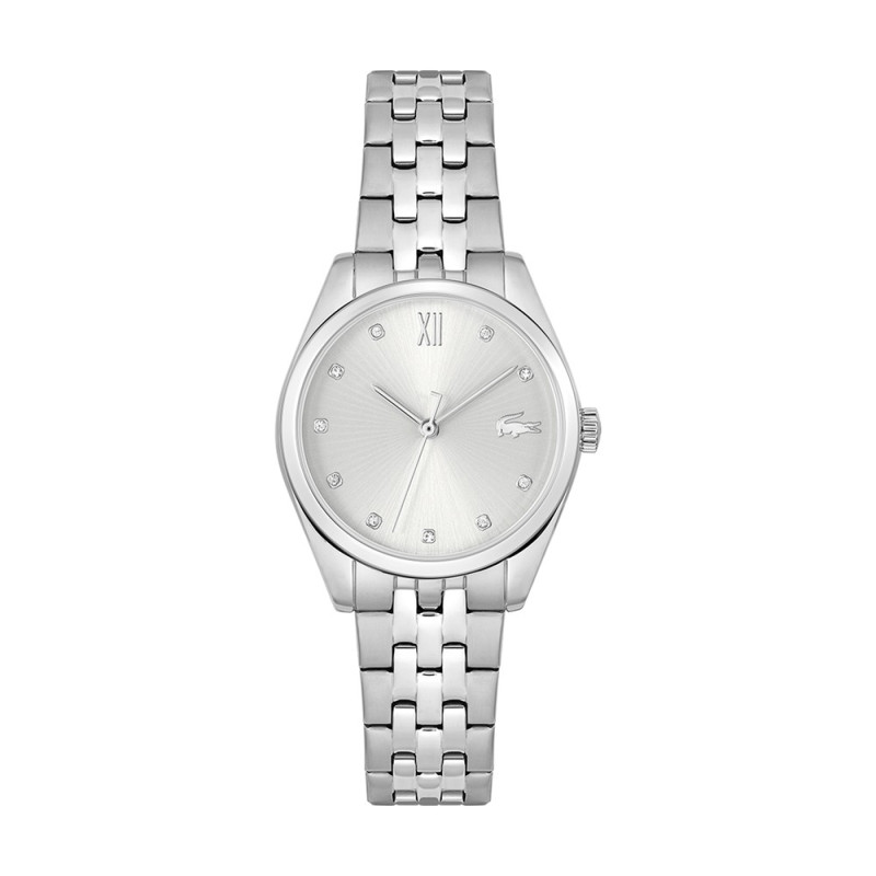 Lacoste - Montre Tuilerie Femme - Boitier Acier Argenté - Bracelet Acier Argenté - Ref 2001301