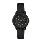 Lacoste - Montre Femme - Boitier Résine Noir - Bracelet Plastique Noir - Ref 2001212