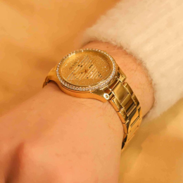 Guess - Montre Femme doré - Ref GW0605L2