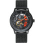 Pierre Lannier - Montre Automatique Paddock Homme - Bracelet Acier Pvd Noir - Ref 338A459