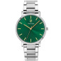 Pierre Lannier - Montre Homme acier cadran vert - Ref 251G171