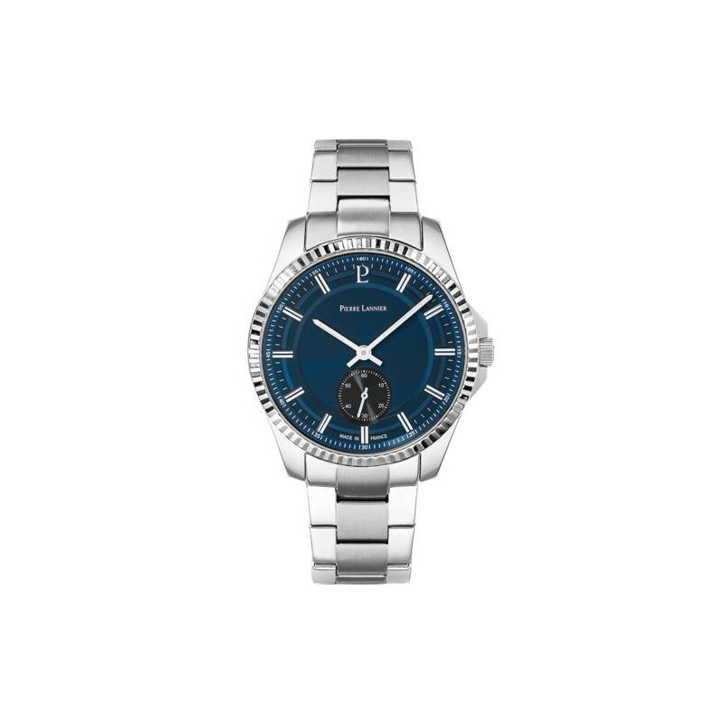 Pierre Lannier - Montre Homme Metropolitain Argenté Métal - Ref 246G161