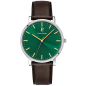 Pierre Lannier - Montre Homme Essential Argenté Cuir - Ref 217G174