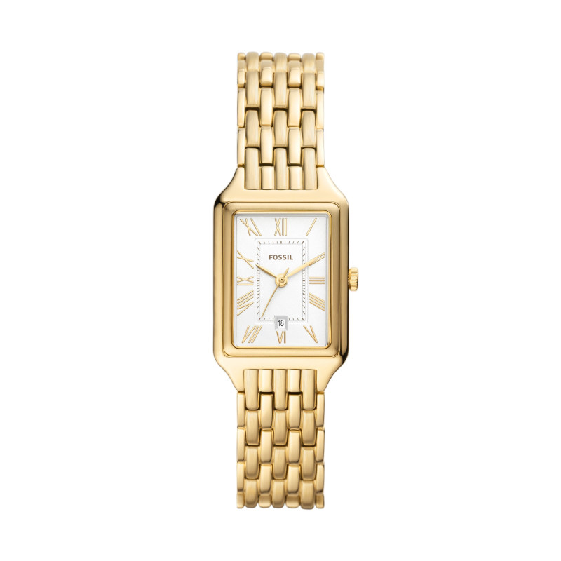 Fossil - Montre Raquel Femme - Boitier Acier Pvd Doré - Bracelet Acier Pvd Doré - Ref ES5220
