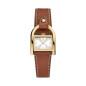 Fossil - Montre Harwell Femme - Boitier Acier Pvd Doré - Bracelet Cuir Marron - Ref ES5264