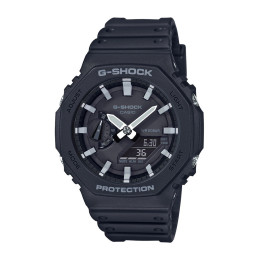 Casio - Montre G-Shock Homme - Boitier Résine Noir - Bracelet Résine Noir - Ref GA-2100-1AER