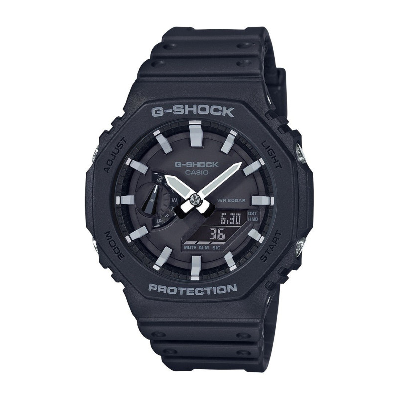 Casio - Montre G-Shock Homme - Boitier Résine Noir - Bracelet Résine Noir - Ref GA-2100-1AER