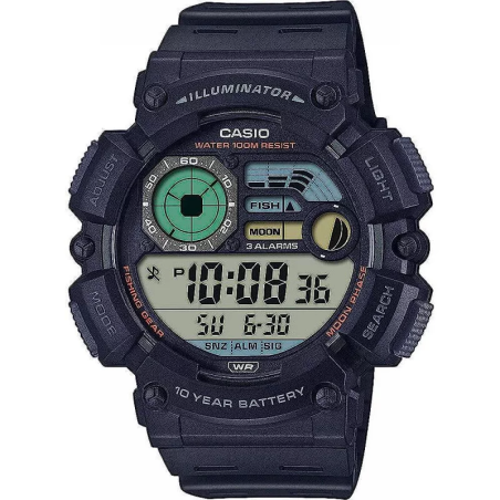 Casio - Montre Collection Homme Résine Noir - Ref WS-1500H-1AVEF