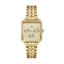 Cluse - Montre Femme La Tétragone Multifonction doré - Ref CW13801