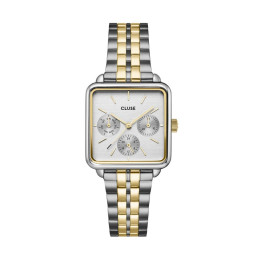 Cluse - Montre Femme  La Tétragone acier bicolore - ref CW13803
