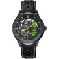 Pierre Lannier - Montre Automatique Paddock Homme - Bracelet Acier Pvd Noir - Ref 341A477