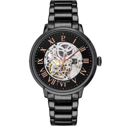 Pierre Lannier - Montre Homme Automatique - Boîtier Acier Noir - Bracelet Acier Noir - Ref 316D439