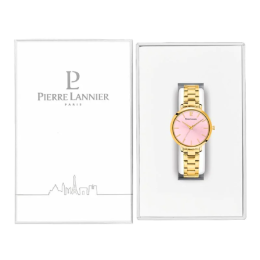 Pierre Lannier - Montre Femme Chouquette Doré Métal - Ref 079M552