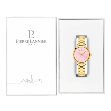 Pierre Lannier - Montre Femme Chouquette Doré Métal - Ref 079M552
