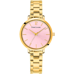Pierre Lannier - Montre Femme Chouquette Doré Métal - Ref 079M552