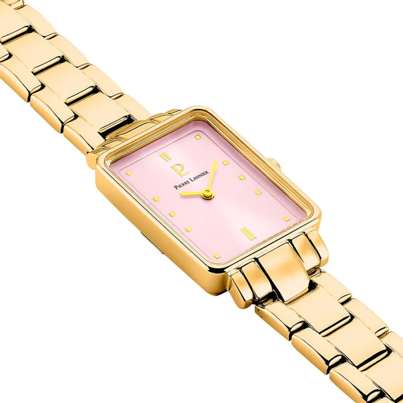Montre Pierre Lannier Dorée Femme Quartz - Vintage Années 2000 Occasion