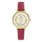 Girl Only - Montre Femme Go bracelet cuir rouge - Ref 699545