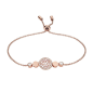 Fossil - Bracelet vintage glitz disque nacré - Réf JF02905791