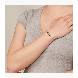 Fossil - Bracelet vintage glitz disque nacré - Réf JF02905791