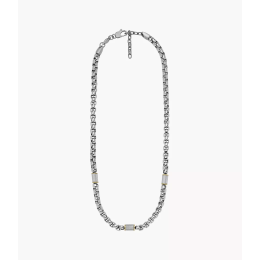 Fossil - Collier All Stacked Up - Acier Argenté - Réf JF04145998