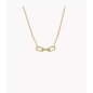Fossil - Collier acier doré, 3 liens - Réf JF04523710