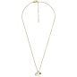 Fossil - Collier acier doré - Réf JF04588710